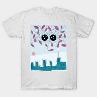 Kids Feathers and Flight Stick Figure T-Shirt